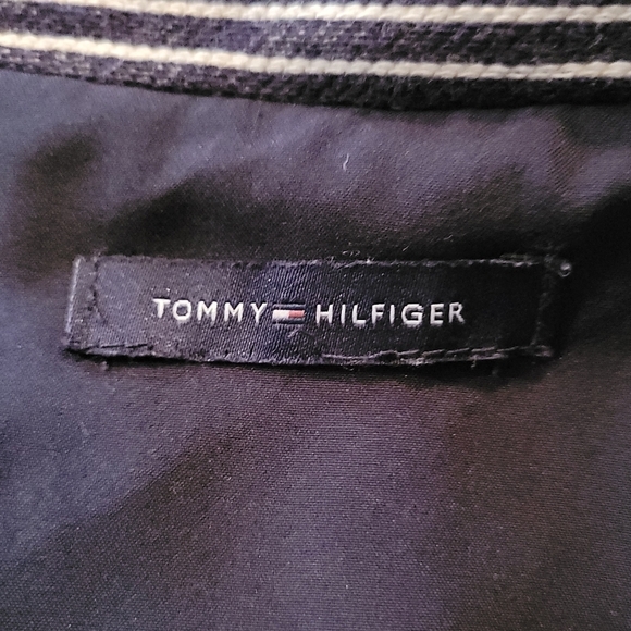 TOMMY HILFIGER Blazer, Navy Blue and White Stripes, Size Small - Picture 9 of 13